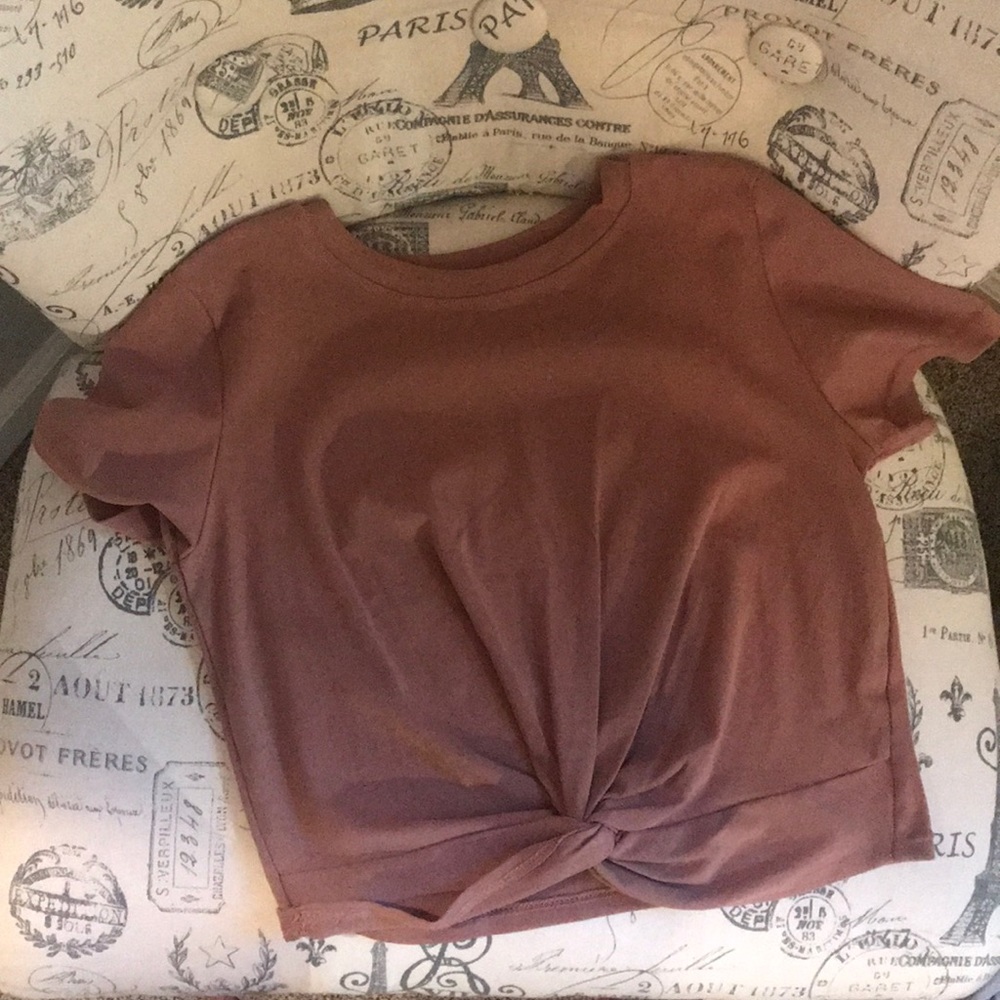 Burnt Orange Crop Top